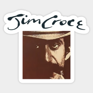 jim croce Sticker